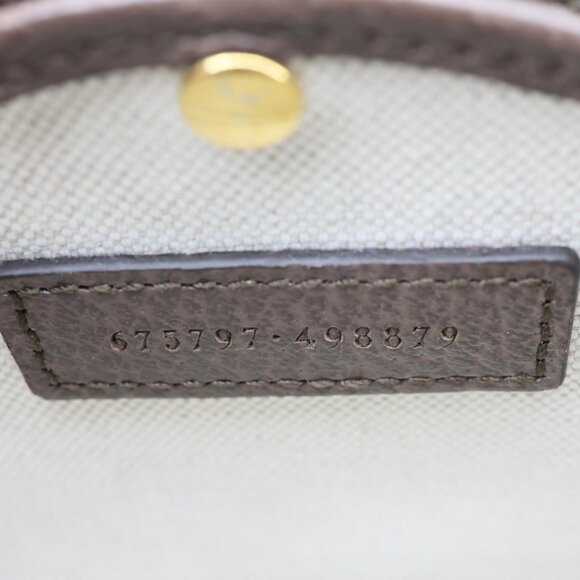 Gucci  Bamboo Small Jumbo Canvas Convertible Top Handle Bag Beige 675797 - Picture 12 of 12